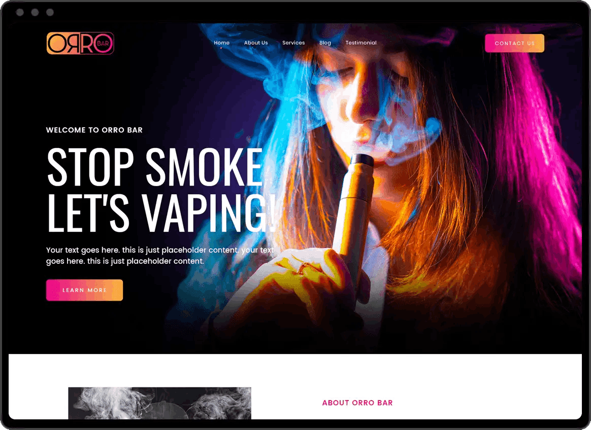 Image gallery marquee